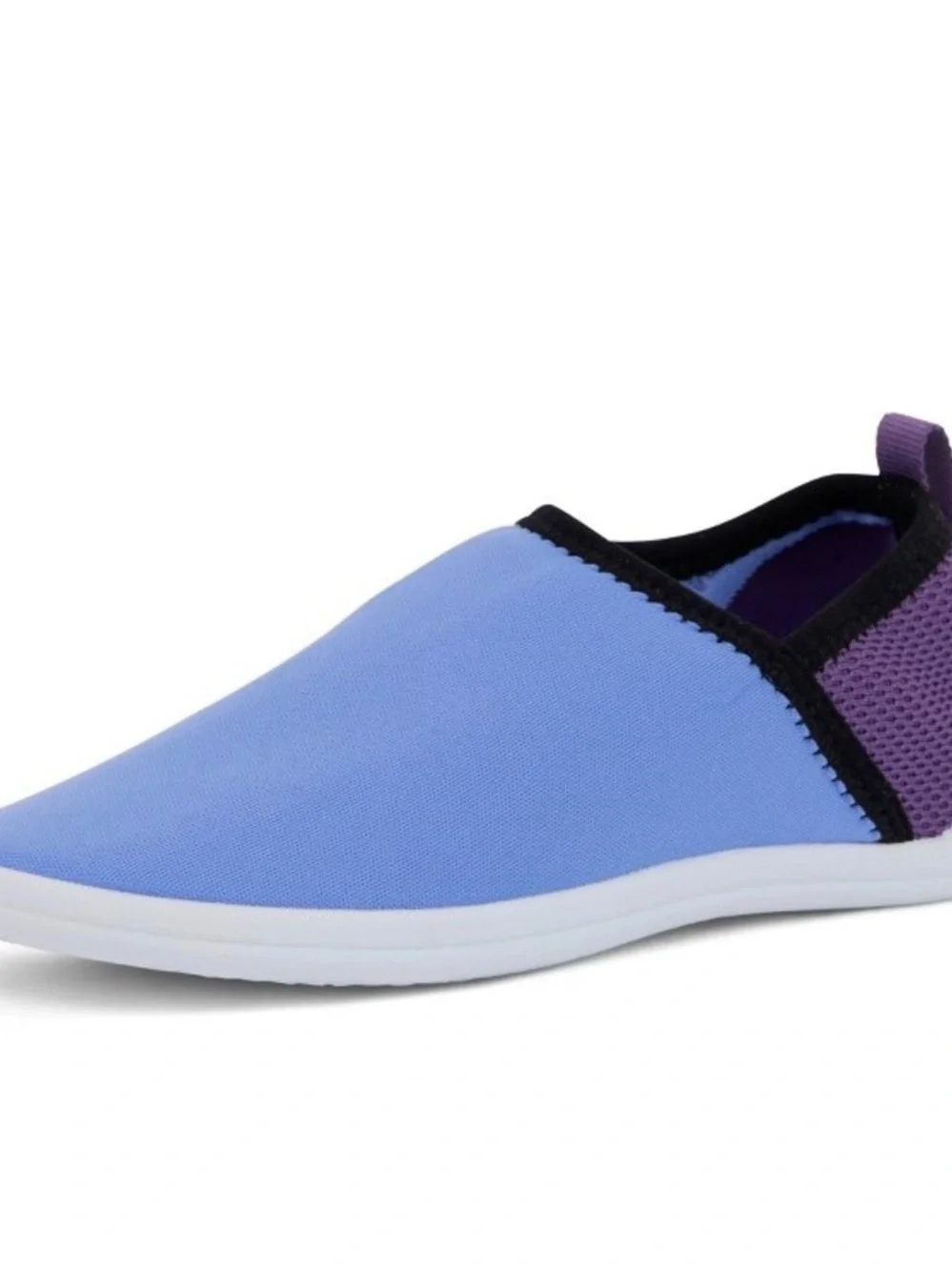 NWT! Speedo Junior Girls Bootie Abstract Printed Water shoes Blue/Purple L 4/5